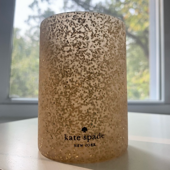 kate spade Dining Kate Spade Gold Glitter Koozie Poshmark